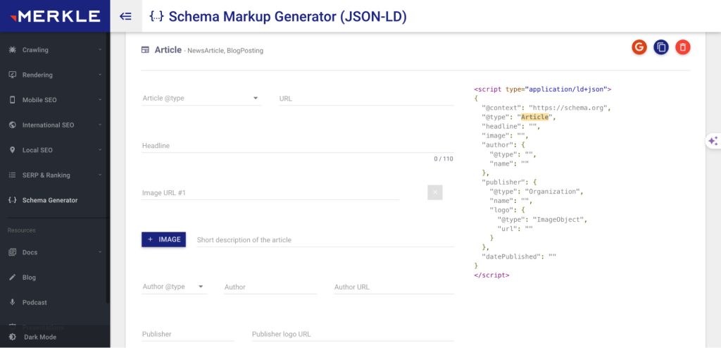 Menghasilkan Kod Schema Markup JSON LD 3