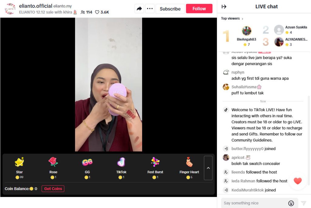 Berinteraksi dengan Audiens Secara Masa Nyata