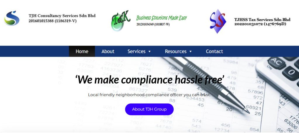 TJH Group website