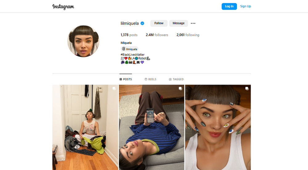 Virtual influencer Miquela AI in influencer marketing