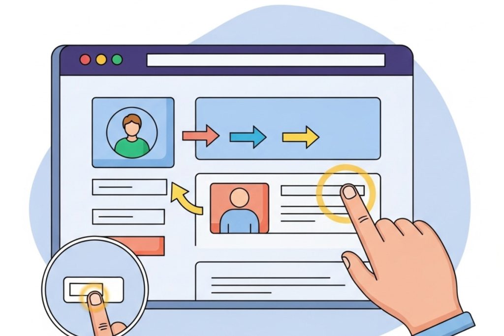 Seamless navigation with website accessibility features
