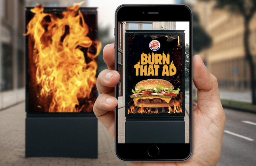 Burger Kings ‘Burn That Ad campaign