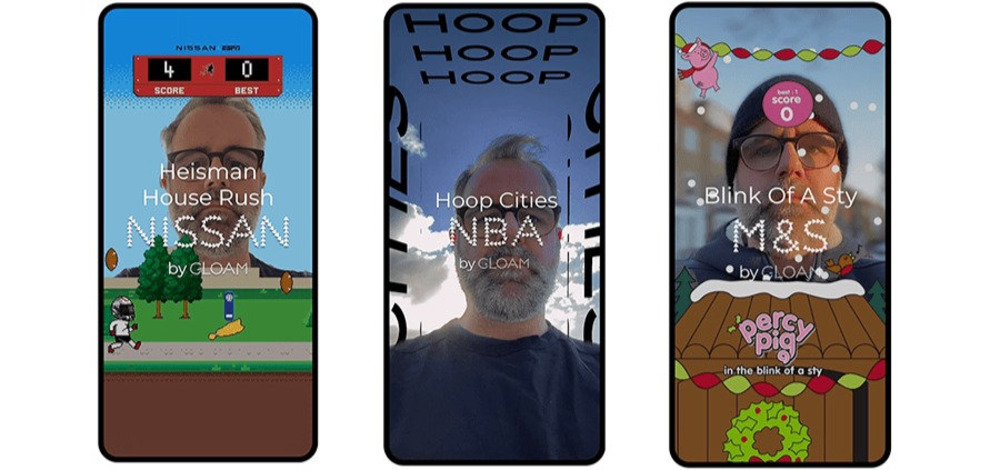 Example of branded AR filters