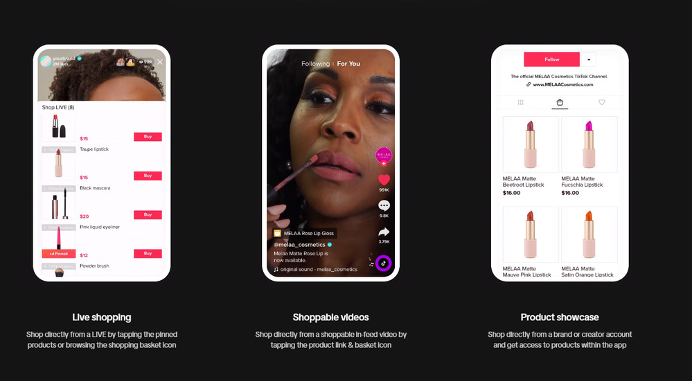 TikTok Shop features