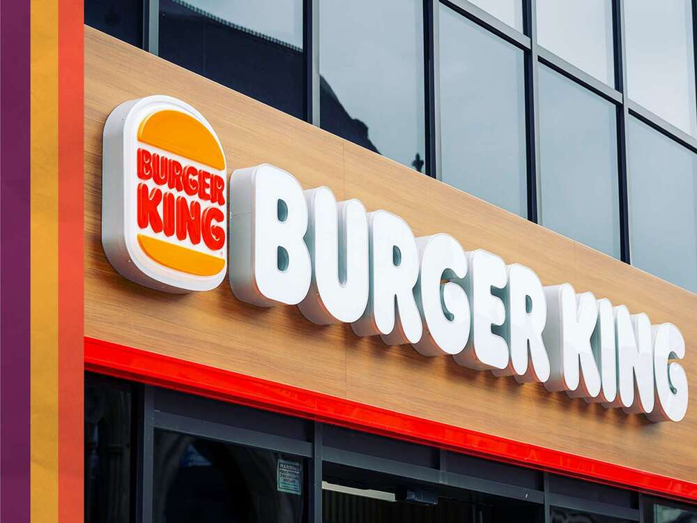 A Burger king billboard which resembles the Burn that Ad Campaign by them