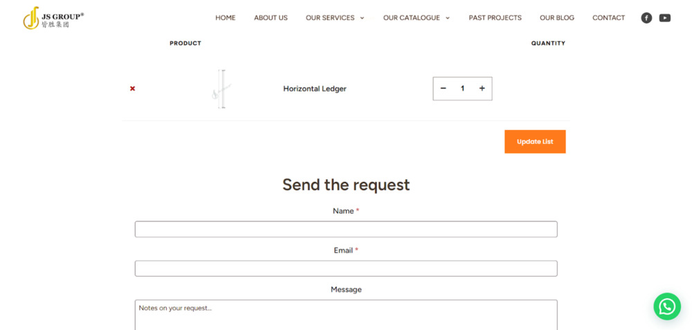 A B2B web platform that drives leads , the JS Group