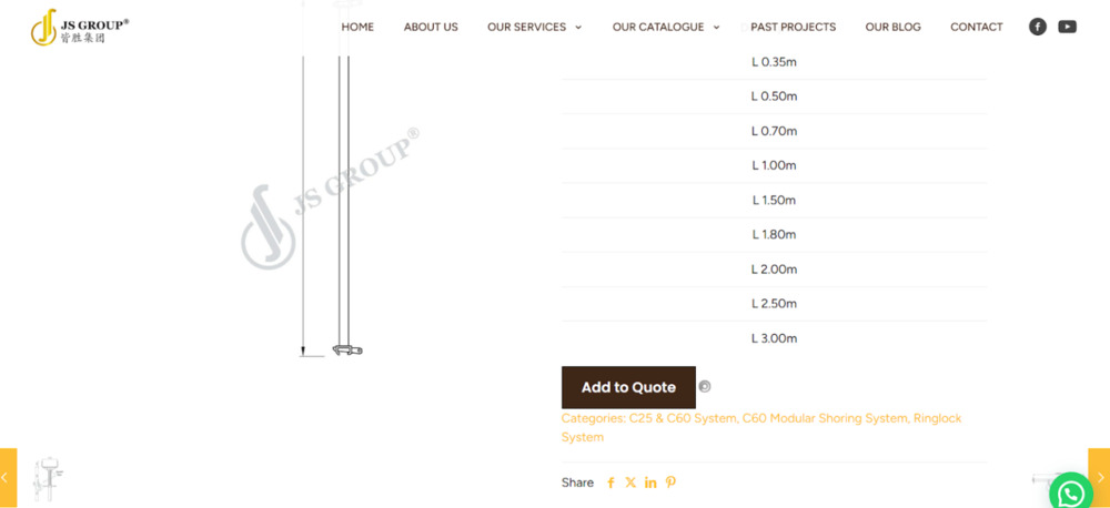 A B2B web platform that drives leads , the JS Group
