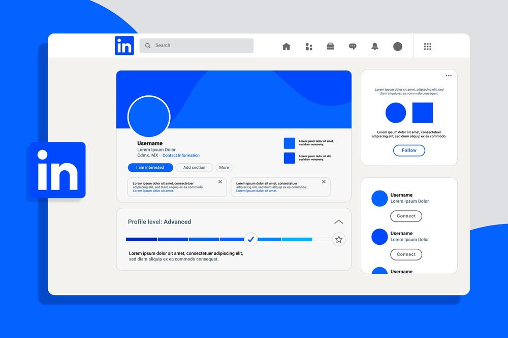 Image illustrates the Linkedin overview for b2b marketing strategy