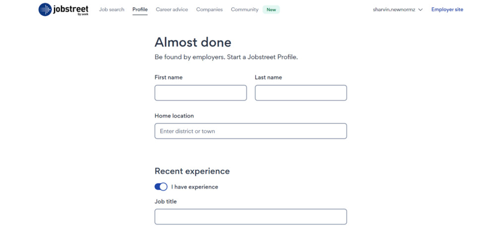 Jobstreet’s multi step’s platform
