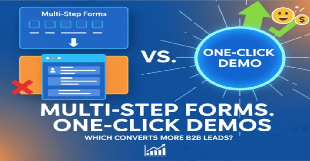 Multi Step Forms vs. One Click Demos Which Converts More B2B Leads