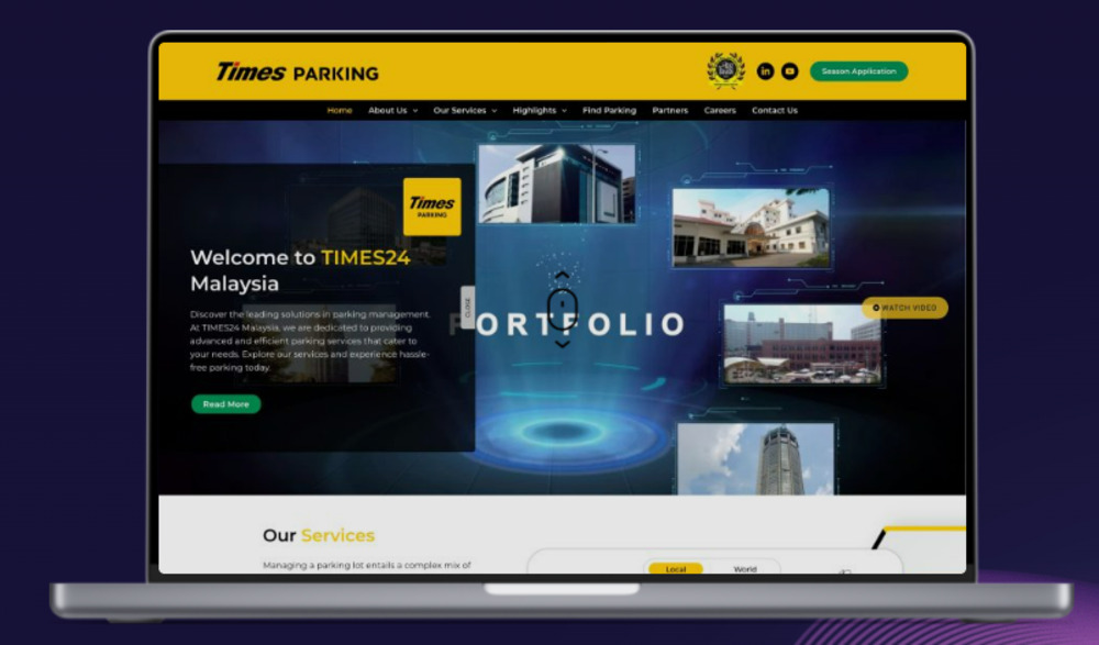Times Parking , a successful client in using SEO to boost their AI driven search results