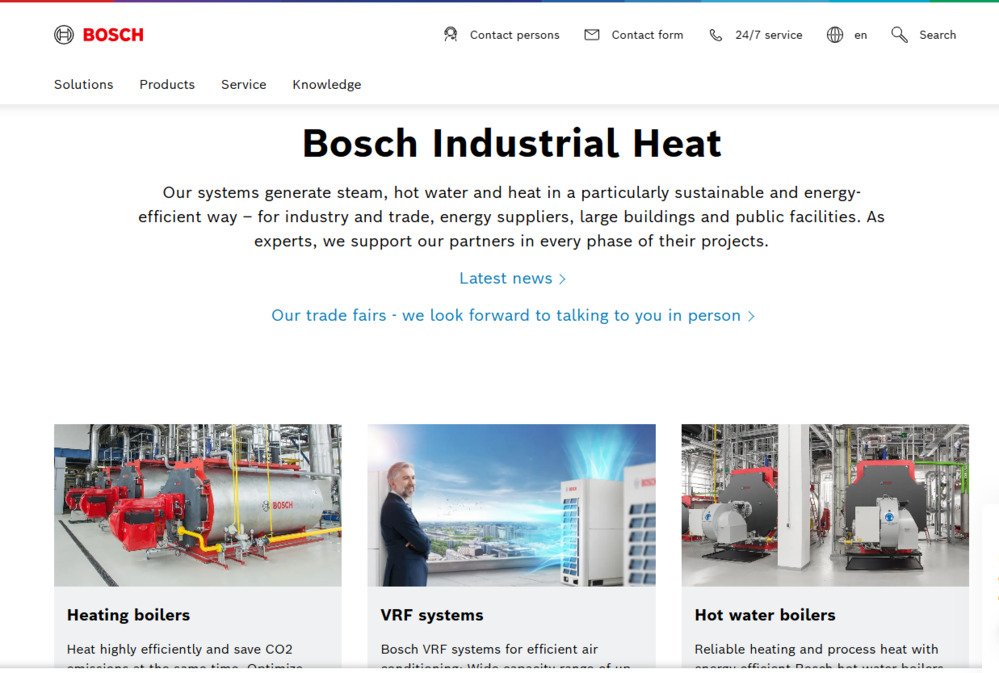 Bosch Malaysia optimisation for their webpage using SEO strategies