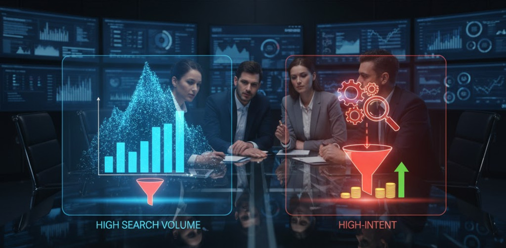 High intent is differ from high search volume