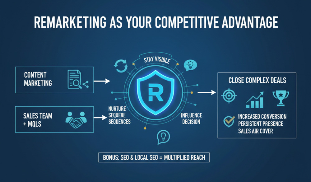 Remarketing advantages for the companies
