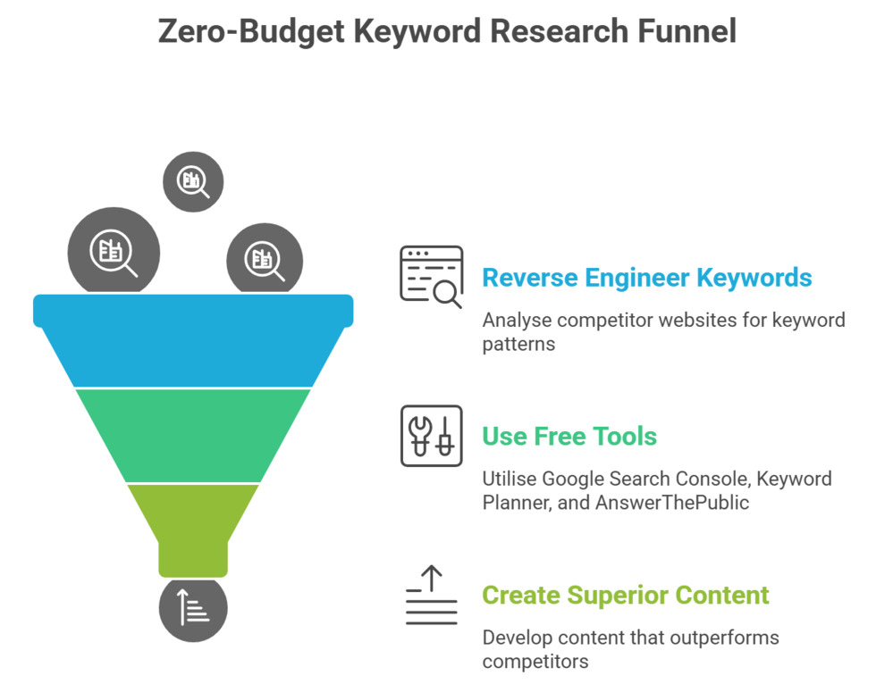 Zero-budget Keyword Research Funnel