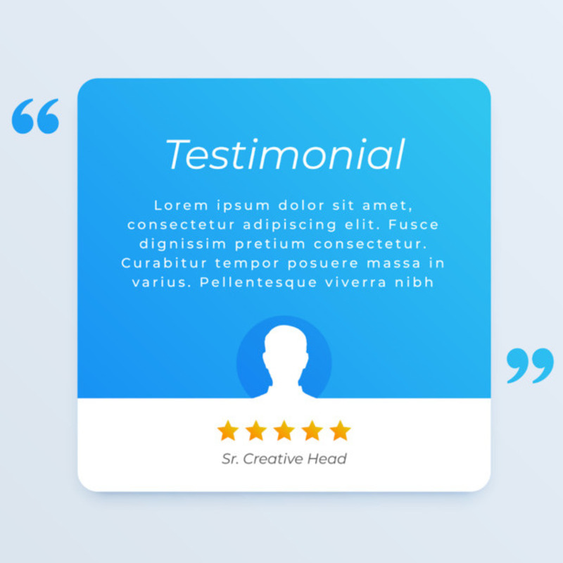 Customer testimonials into social proofs
