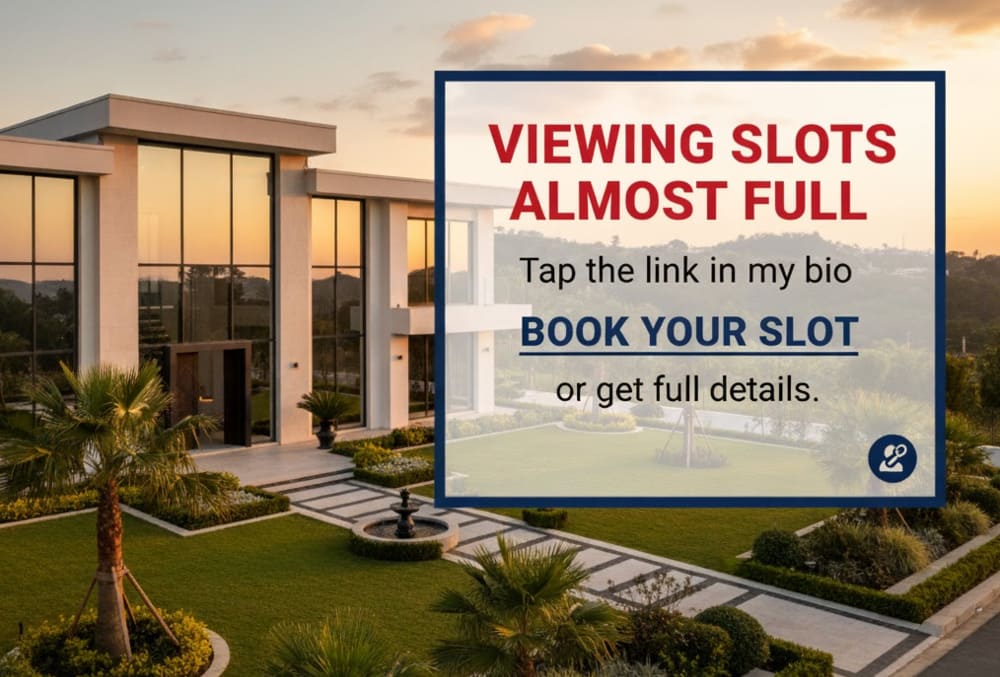 Example of real estate landing page with CTA