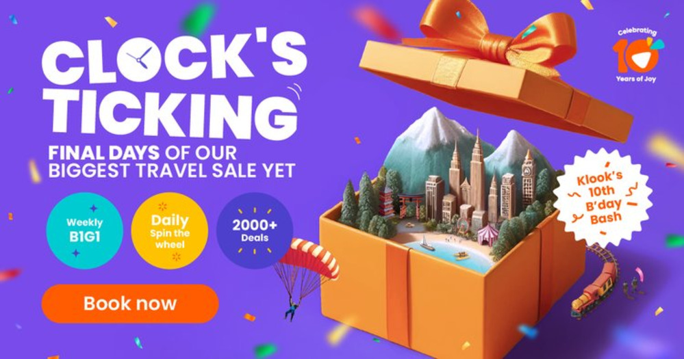 Klook’s “ Limited Time Adventure “ marketing campaign 