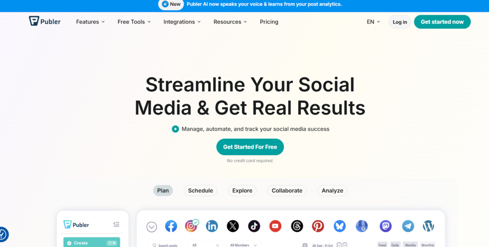 Publer, official page  
