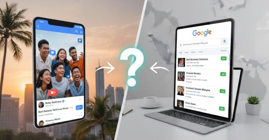 Social Media Ads vs Google Ads in Malaysia Which is Better for Your Business