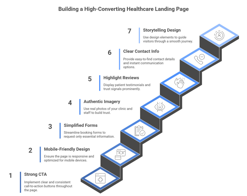 Steps to build a landing page
