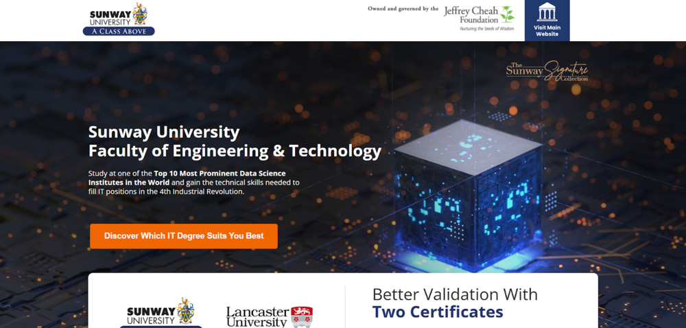 Sunway University , targeted Google Ads