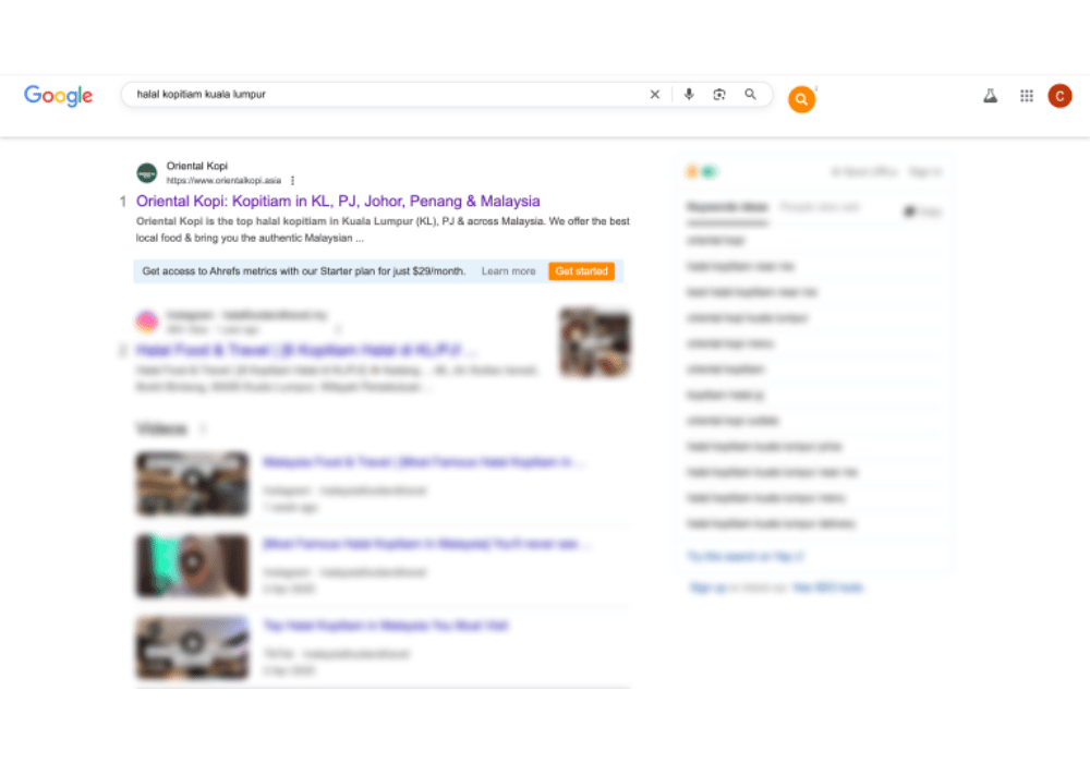 halal kopitiam kuala lumpur