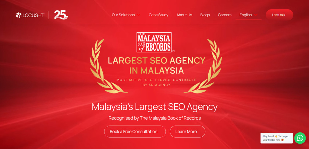 Locus-T with its prestigious recognition for SEO