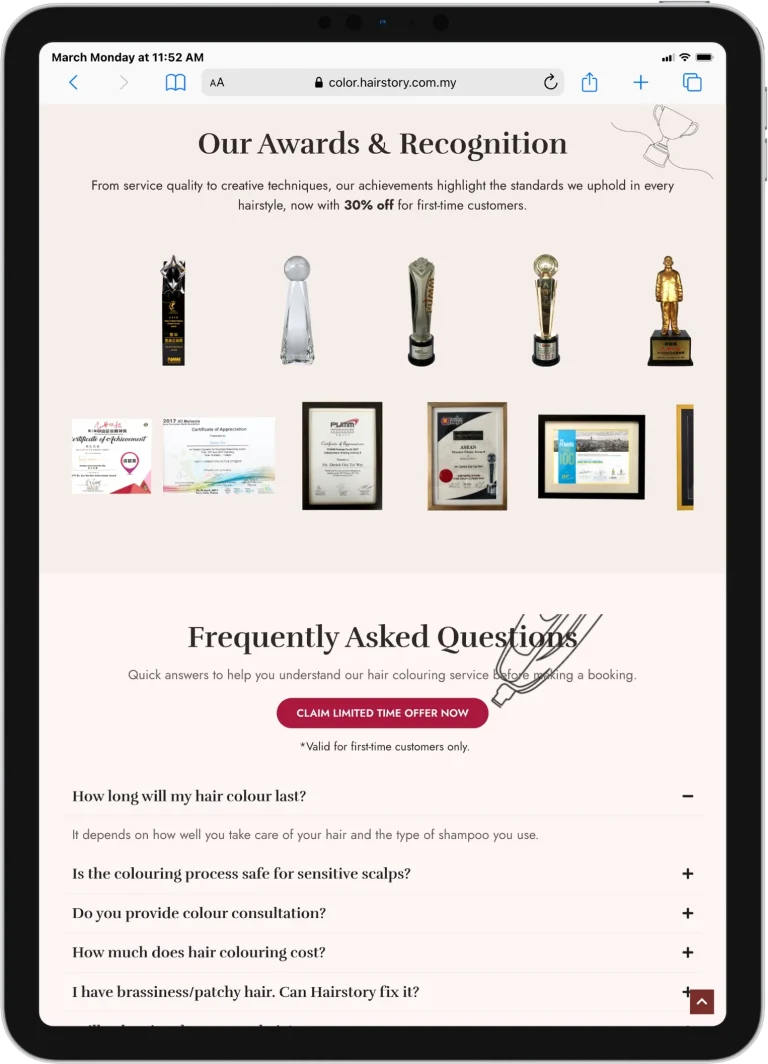 iPad PRO 11 color.hairstory.com .my 1 1