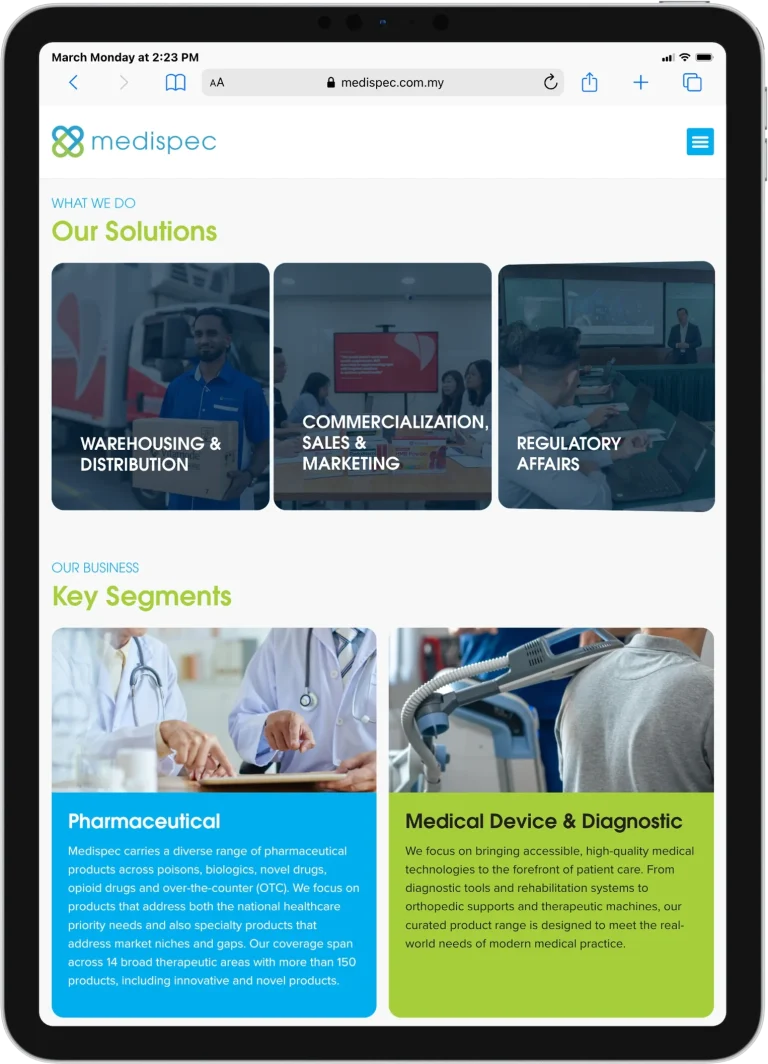 iPad PRO 11 www.medispec.com .my 1