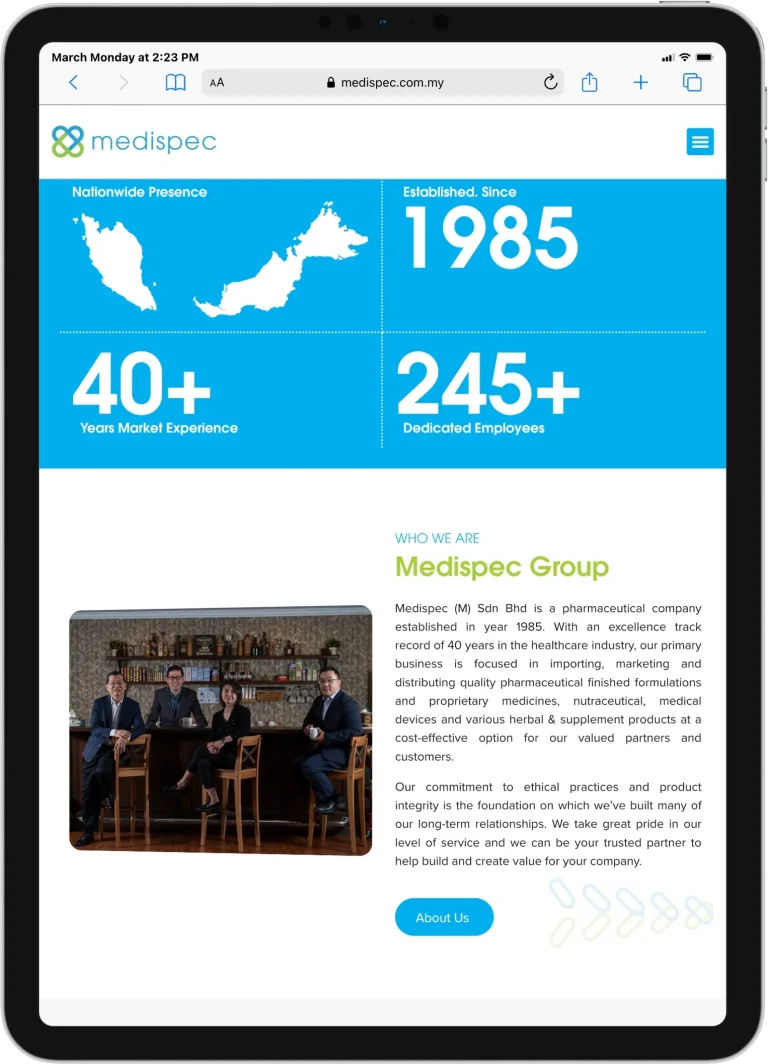 iPad PRO 11 www.medispec.com .my