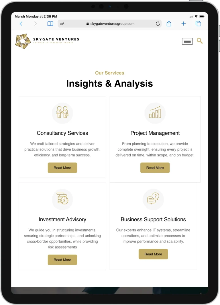 iPad PRO 11 www.skygateventuresgroup.com 1