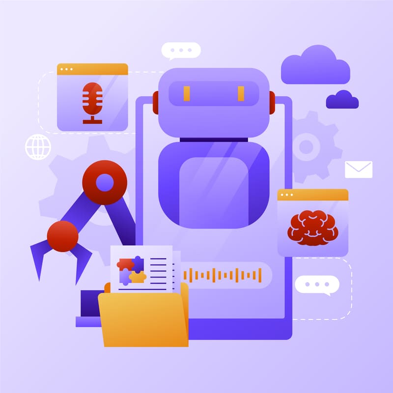 AI engine choosing content to be shown on the search results based on users queries
