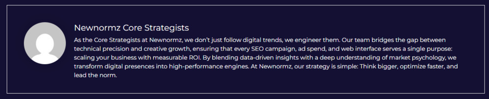 Author bio for blog article