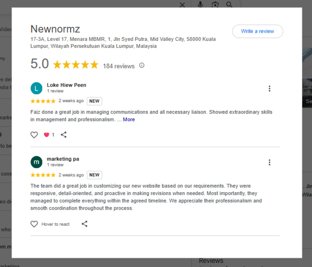 Getting consistent reviews and replying to them to build better SEO ranking on Google