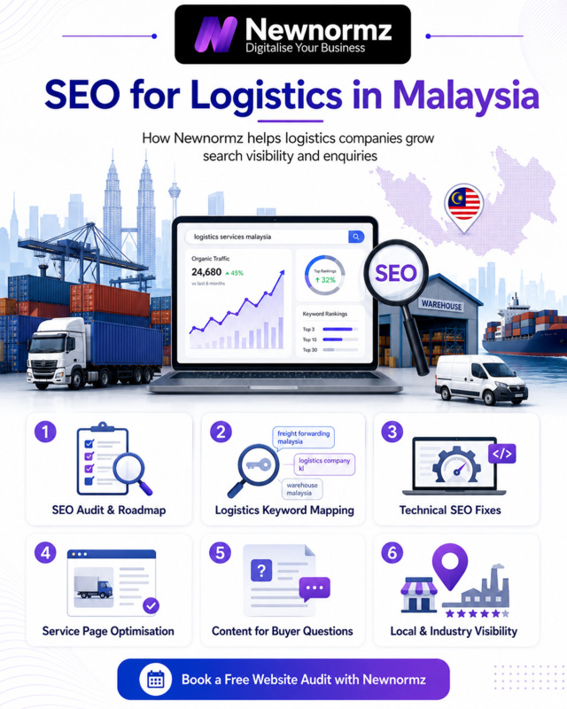 Newnormz’s expertise on SEO for logistic businesses in Malaysia