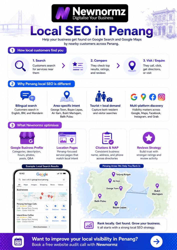 Newnormz’s expertise on local SEO in Penang