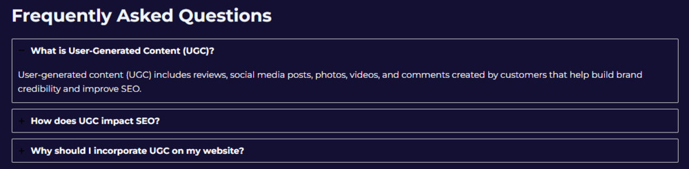 Put FAQ section at the bottom of the article