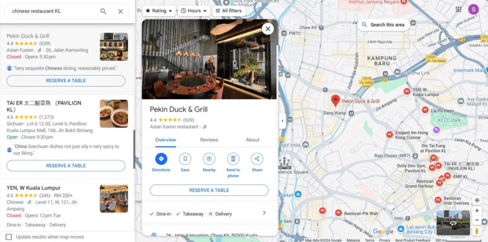 Putting client on the Google search results and Map through local seo citations in Malaysia