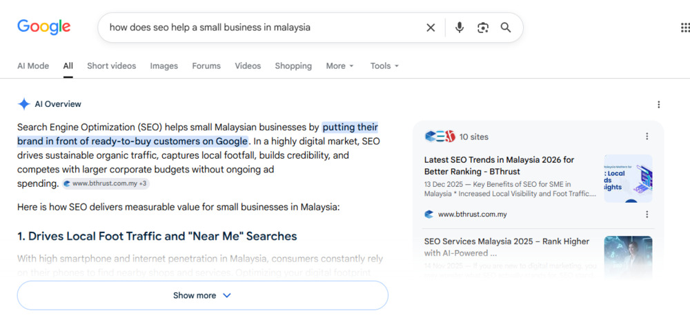 Question-based as long-tailed keyword that builds content visibility on search engines