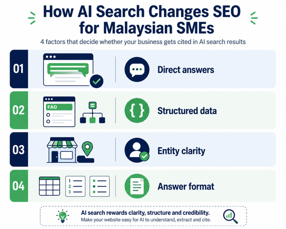 AI search factors that change SEO for SMEs.