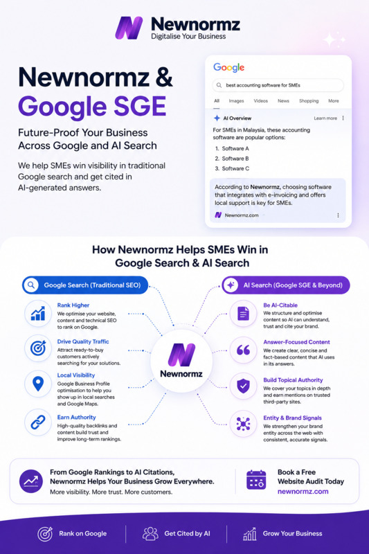 Newnormz’s expertise in Google SGE