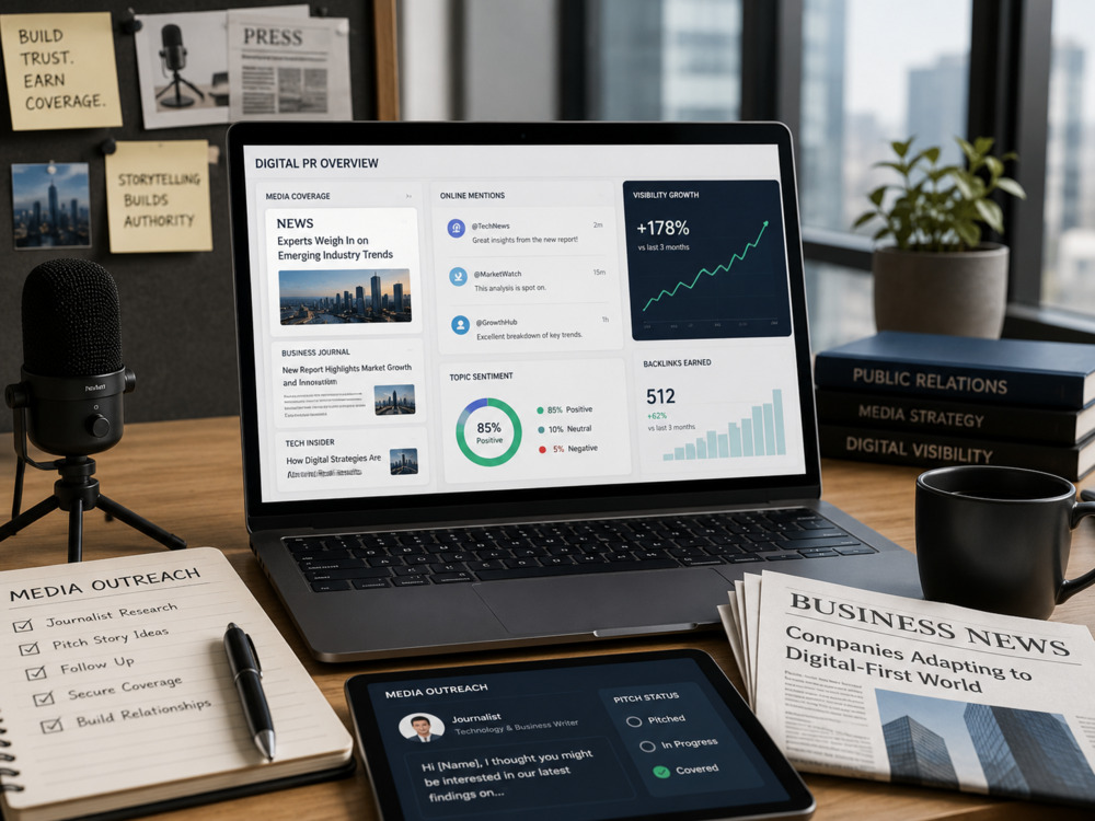 digital PR for SEO improves a business’s AI visibility.