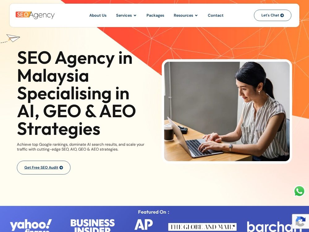 AISEO Malaysia homepage, AI-search visibility agency