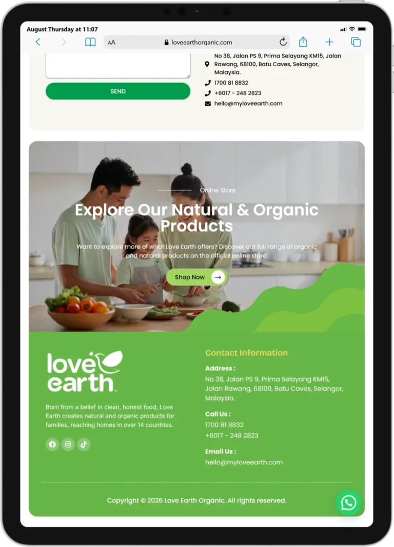 iPad PRO 11 loveearthorganic.com 1