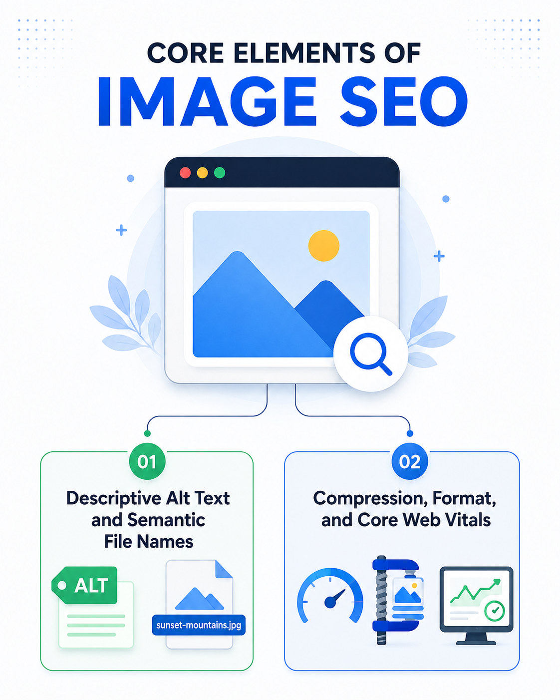 Two core elements of image SEO